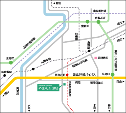 倉敷市中島・地図・チボリ公園